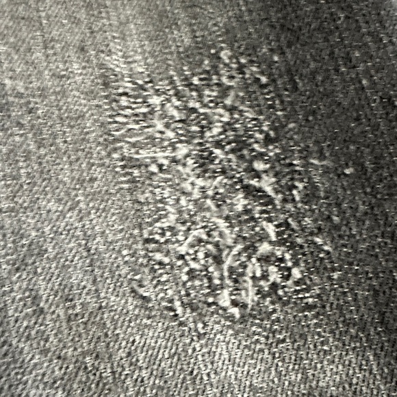 VTG Y2K Notorious B.I.G. Gray Distressed Denim Jeans Hip Hop Grunge Men's 36x30 - Picture 14 of 15